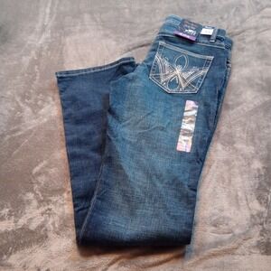 Wrangler Women's Q-Baby Mid Rise Boot Cut Ultimate Riding Jeans Size‎ 9 Cowgirl